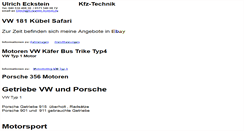Desktop Screenshot of eckstein-kuebel.de
